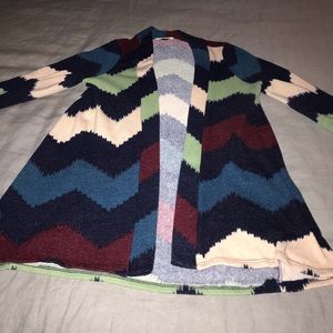 Striped Multi Color Cardigan